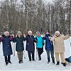 Тренировку по скандинавской ходьбе провели в Роговском