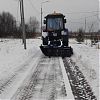 Работы по уборке снега провели в Роговском