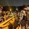 РОСГВАРДЕЙЦЫ ОБЕСПЕЧИЛИ БЕЗОПАСНОСТЬ В КРЕЩЕНСКУЮ НОЧЬ  В МОСКВЕ