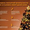 Правила пожарной безопасности при установке новогодней елки