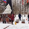 Уборку на братском захоронении провели в Роговском