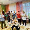Занятие по ОФП провели для представителей старшего поколения в Роговском
