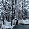 Очистку территорий от снега продолжили в Роговском